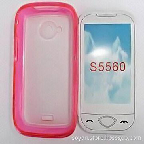 Samsung S5560 TPU Case, Made of Plastic, Soft, Durable and Available in Multi-color for Mobile Phone